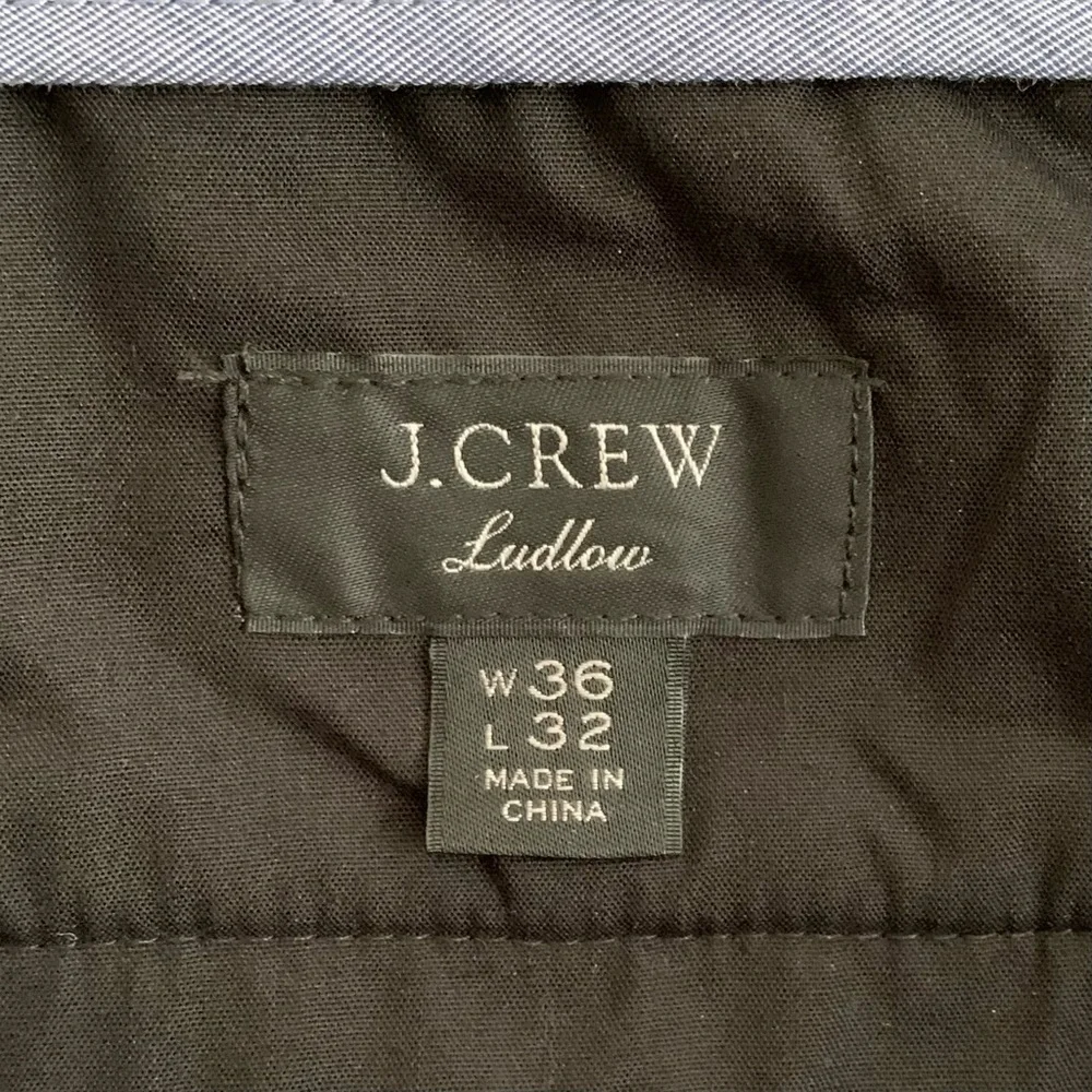 J. Crew Navy Plaid Wool Blend Ludlow Slim Fit Pants (Academia Grandpa Preppy)